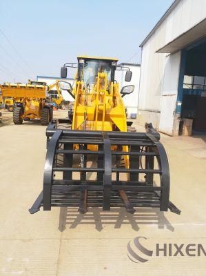 Multipurpose Fork Front Backhoe Wheel Loader Log Grapple