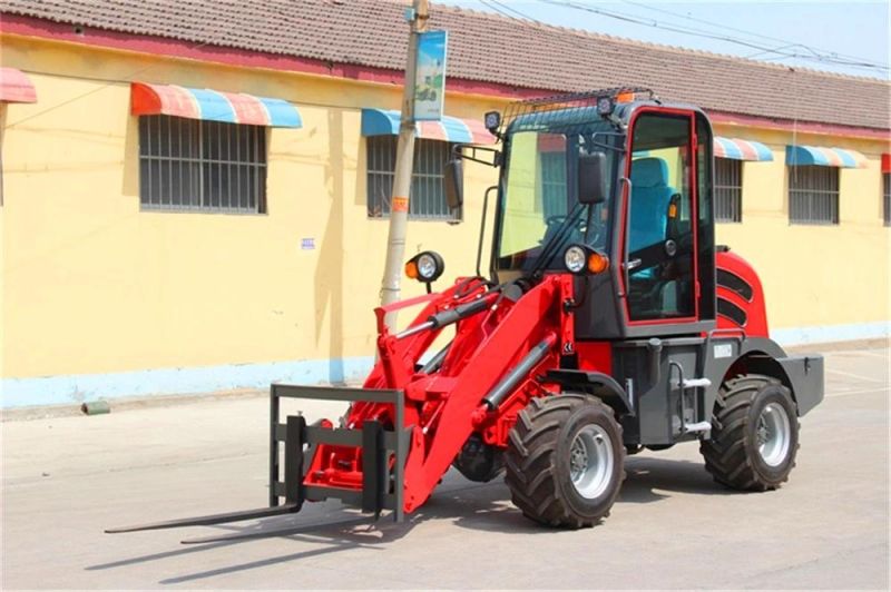 4X4 Mini Dumper Zl10 Front End Wheel Loader with Backhoe