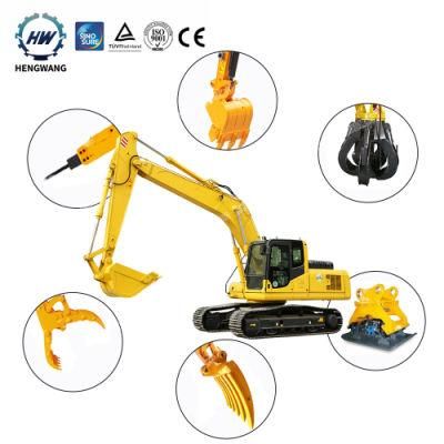 Hydraulic Cylinder Digger with Excavator Bucket