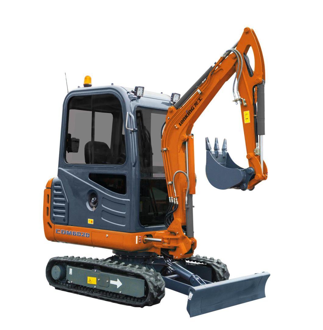 Mini Excavator 3 Ton 3.5 Ton Kubuta Yanmar Engine CE EPA Certificate Small Digger Hydraulic Crawler Excavators Lonking Cdm6016 Cdm6020 Cdm 6025 Cmd 6035