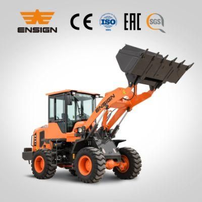 2 Ton Front Wheel Loader Chinese Brand Ensign Yx620 with Yuchai Engine