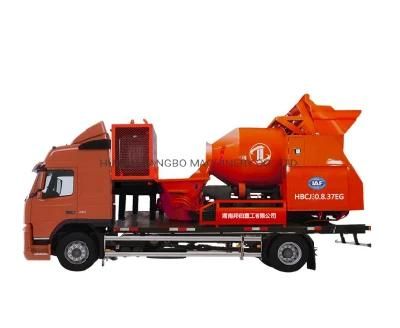 Bangbo Capacity Mobile Construction Concrete Drum Mixer Truck
