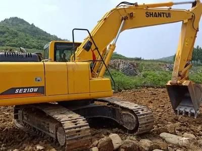 5% Discount Shantui Hydraulic Crawler Excavator Se210W 21 Ton Excavator