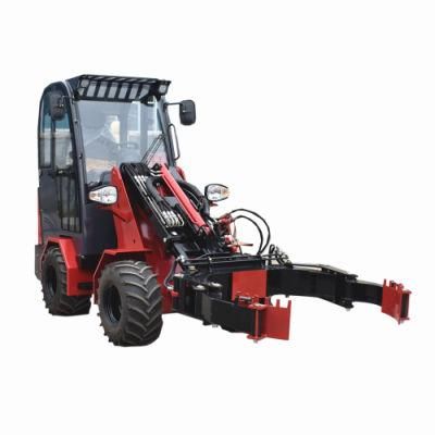 Factory Price Mini Front Loader Articulated 4X4 0.6 Ton to 2 Ton Capacity Telescopic Loader with CE