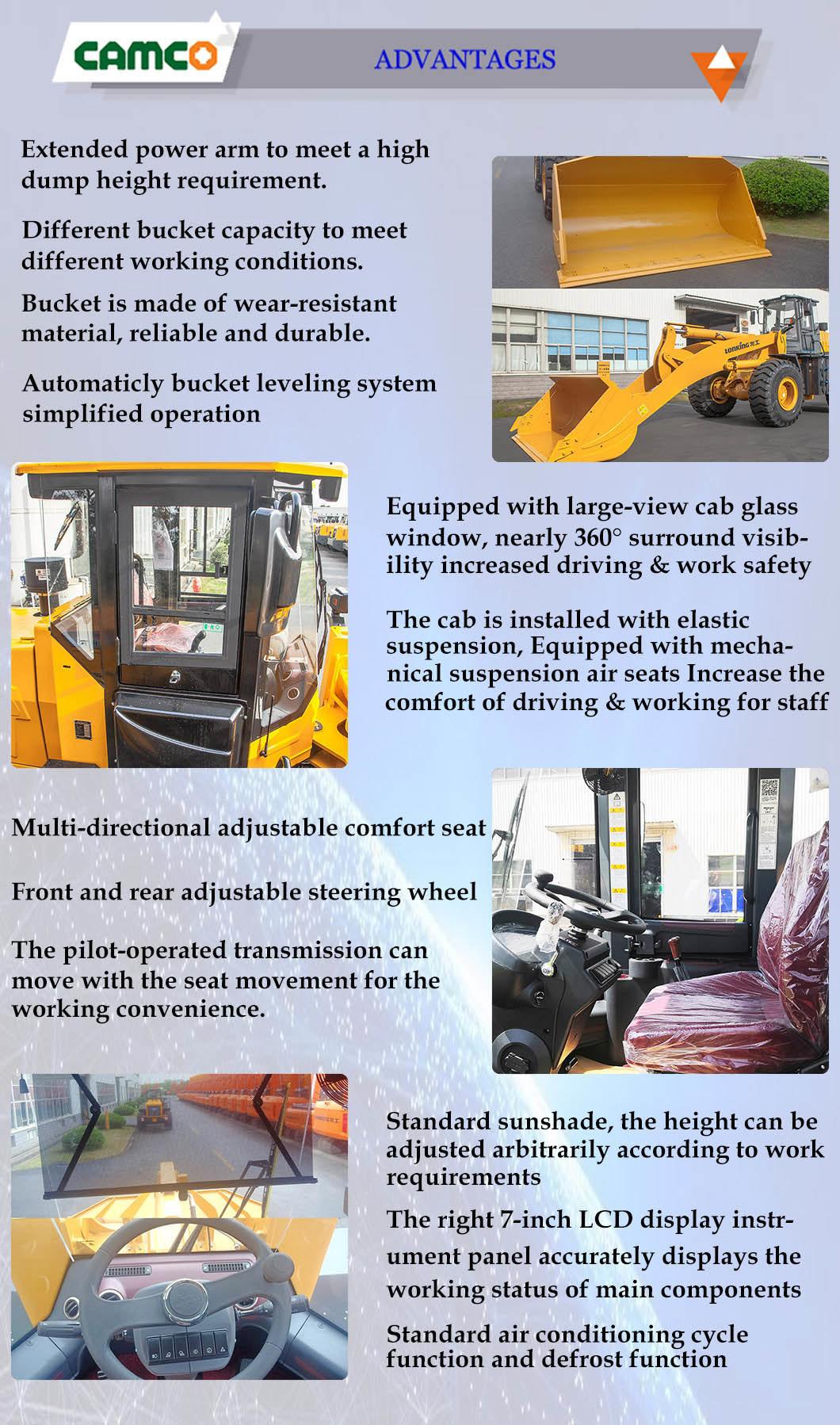 Construction Machinery Versatile Wheel Loader Machine with Low Price