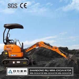 CE EPA Certificated Mini Excavator China Rili Excavator