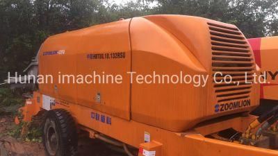 High Quality Secondhand Zoomlion 8018-132 Trailer Concrete Pump Hot Sale