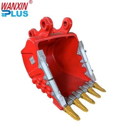 Wanxin Hubei Komatsu PC400 Bucket Ihi Mini Excavator Buckets 0.45cbm-1.6cbm