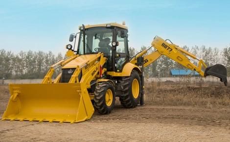 B877f China Made Good Performance Backhoe Loader