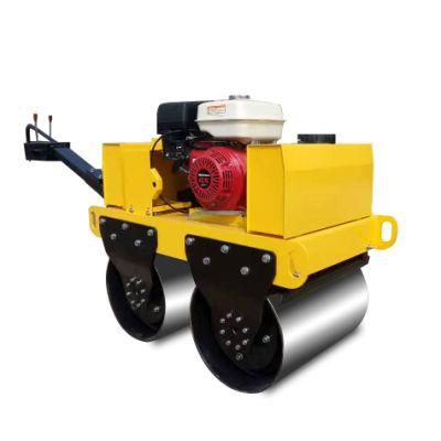 Mini Double Drum Vibratory Road Roller for Construction Pavement with CE