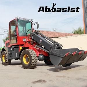 Abbasist 1.6t multifunction loader mini green tractor loader with competitive price for sale