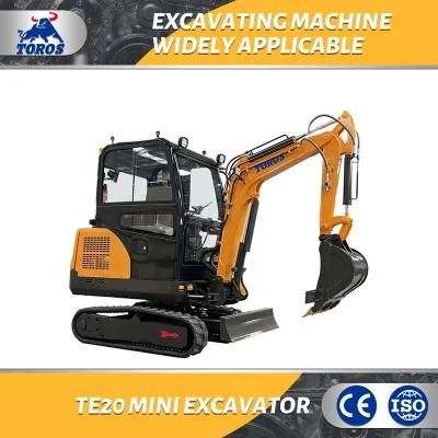 High Quality 2000 Kg Small Mini Caterpillar Excavators in Excavator for Sale