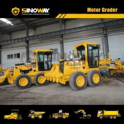 Sinoway 165HP Grader Motor 15ton Motor Grader in Stock