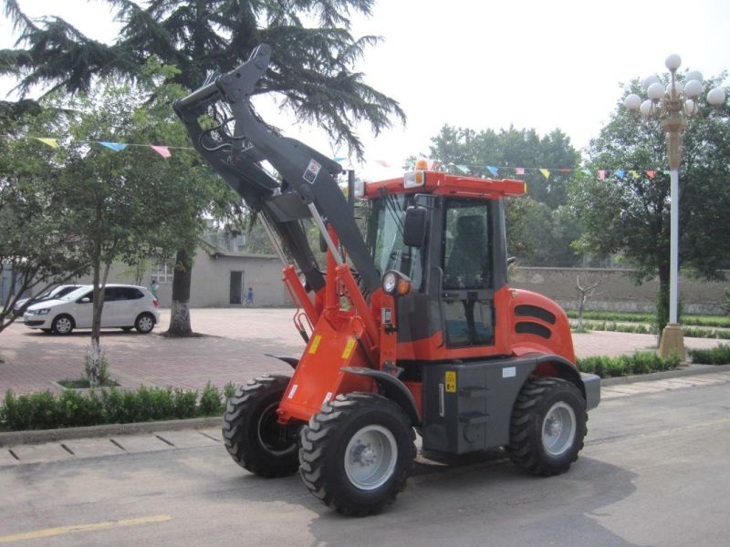 Heavy Duty Diesel Engine Front End Loader 0.5 Cubic Meter Bucket Capacity