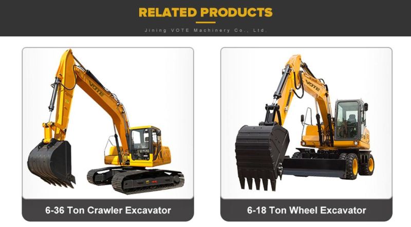 Sale Chinese Mini Excavator 6 Ton High Quality Digger Which Equipped with Mini Excavator Attachments