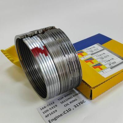High Quality Diesel Engine Mechanical Parts Piston Ring 4p1659 109-5319 168-7212 for Excavator Parts E345b Engine Parts C10 3176c Generator Set