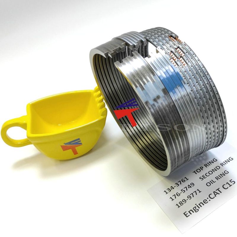 High Quality Diesel Engine Mechanical Parts Piston Ring 134-3761 176-5749 189-9771 for Buildozer D8n D8l D9l Wheelloader 980h Engine 3406 C15 Generator Set