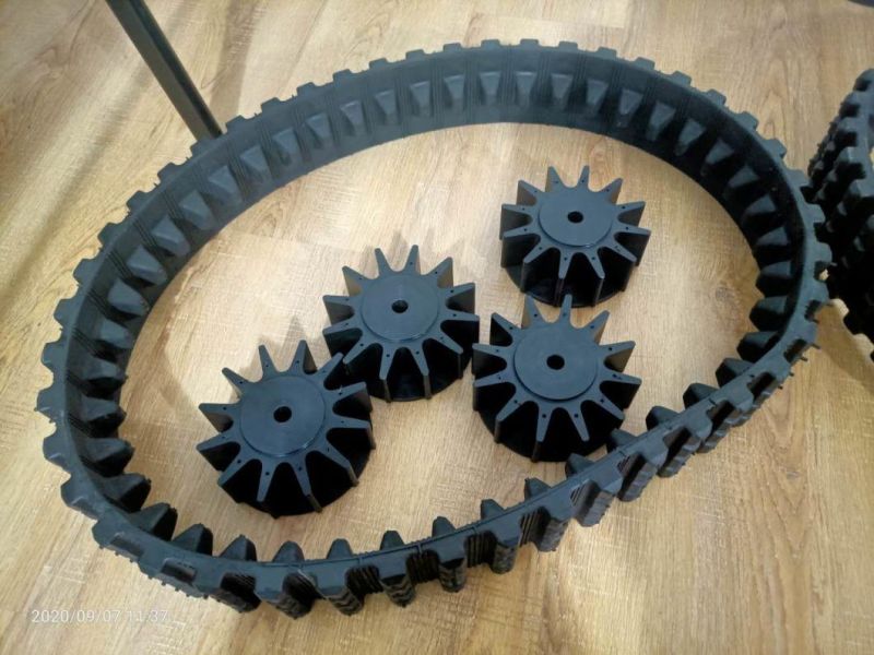 Professional Supplier of Nice Quality Robot Rubber Track (100*40*31)