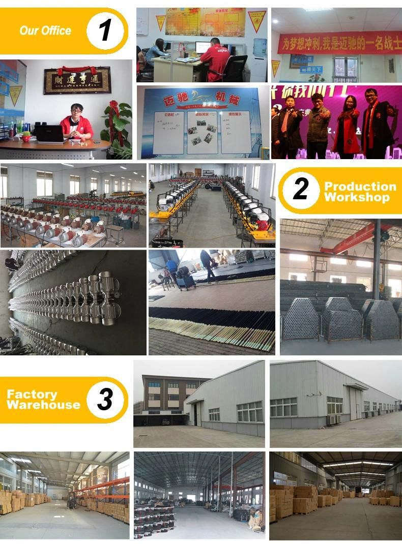 China 5.5kw Hand Push Power Gasoline Trowel Concrete Floor Polishing Machine Factory