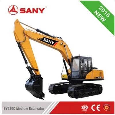 Sany Official Manufacturer Sy220 22tons Small Hydraulic Crawler Excavator