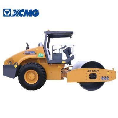 XCMG Official 12 Ton Road Roller Machine Xs123h China New Single Drive Vibratory Compactor Road Roller Price