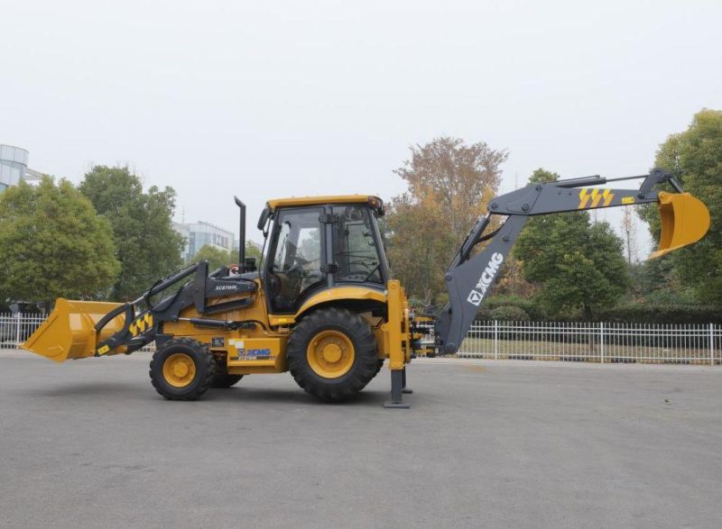 XCMG 2.5 Ton Mini Backhoe Loader Xc870HK Tractor with Backhoe and Front Loader
