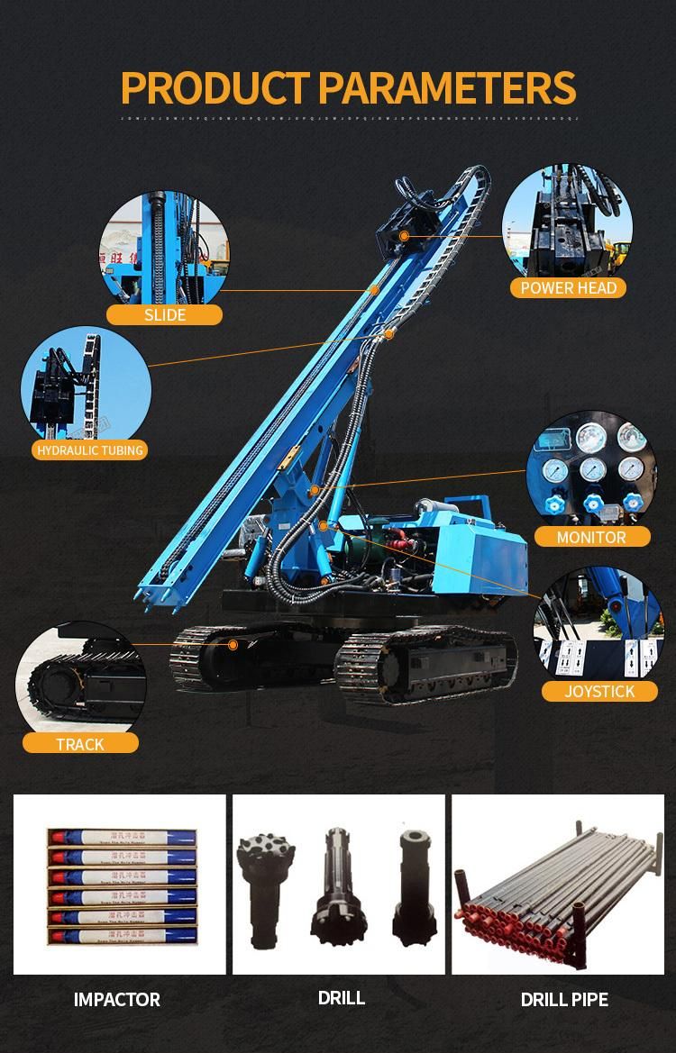 Solar Auger Piles Vibro Hammer Sheet Pile Driving Machine