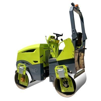 1 Ton 1.5 Ton 2 Ton Double Drum Vibratory Road Roller for Road Paving