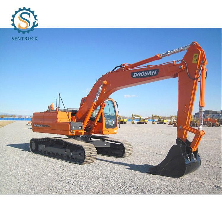 Factory Supply 6 Ton Hydraulic Excavator with 0.25 Cbm Bucket Capacity Korea Doonsan Mini Excavator