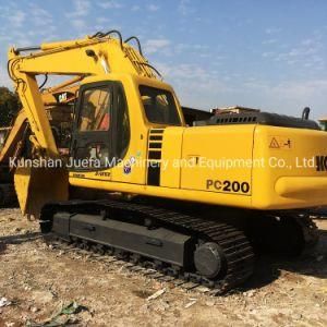 Used Komatsu PC200 Excavators Hydraulic Crawler Excavator for Sale