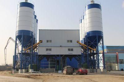Ready Fixed Concrete Batching Mixing Plant with Cement Silo