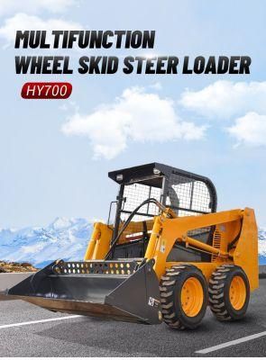 China Cheap Price Wheel Skid Steer Loader