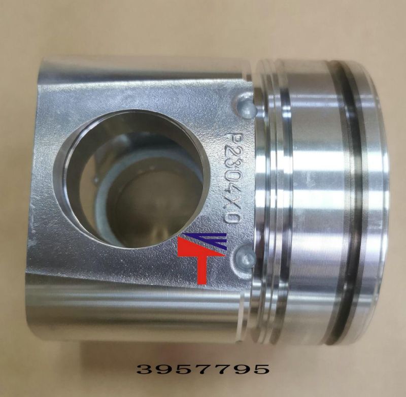 High Quality Diesel Engine Mechanical Parts Piston 3957795 for Excavator Parts PC200-6-7 Engine Parts 6bt S6d102 Generator Set