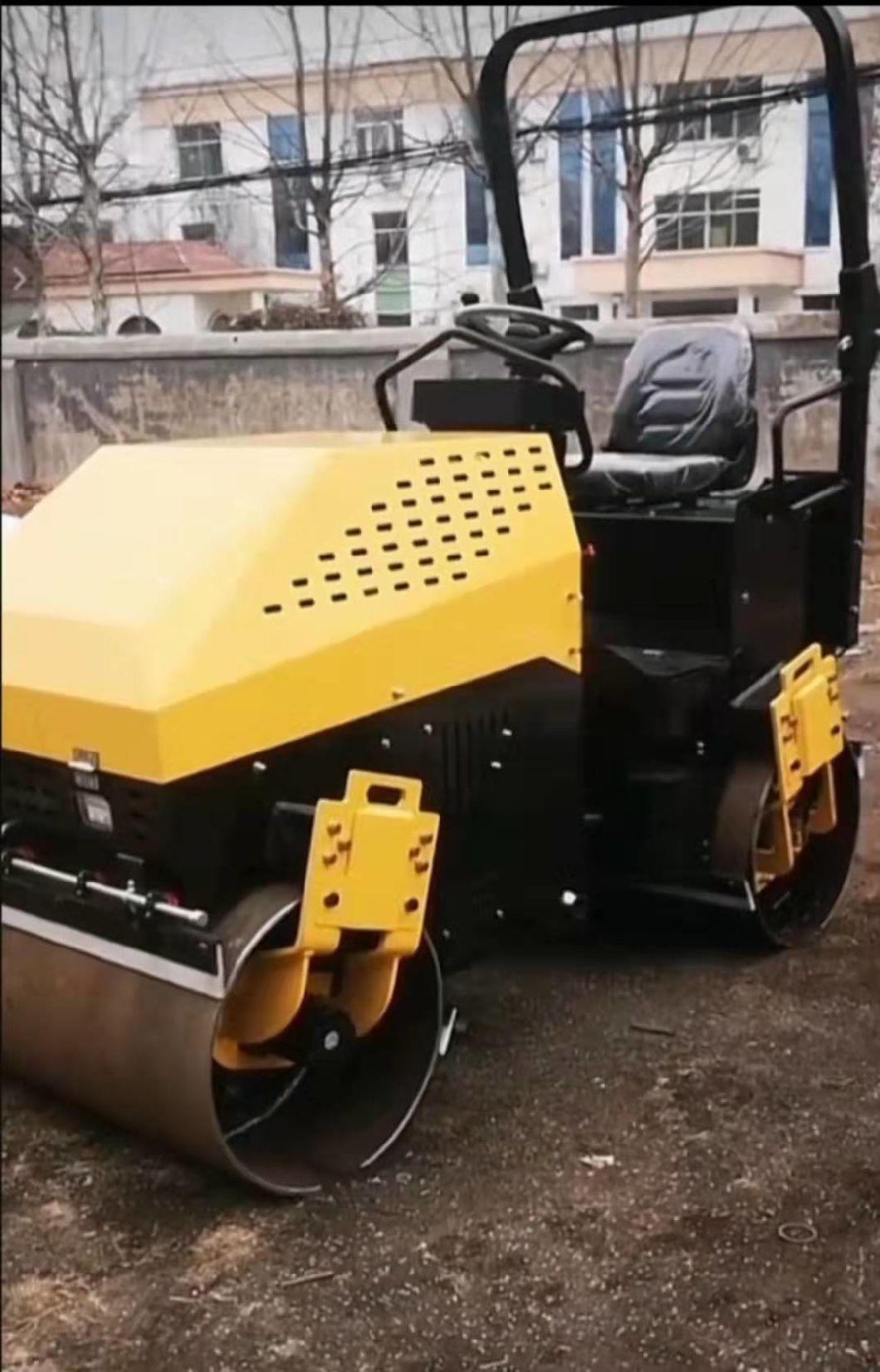 Brand New Double Drum Road Roller of Heavy Machinery Tyre Roller