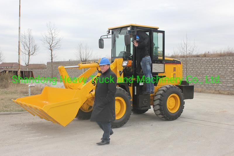 4X4 Type Backhoe Wheel Loader 3xc Model with 4 in 1 Bucket