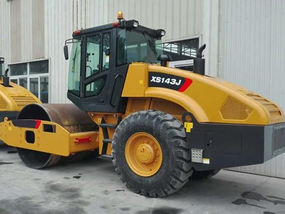 China Top Brand 14 Ton Single Drum Vibratory Road Roller Xs143j