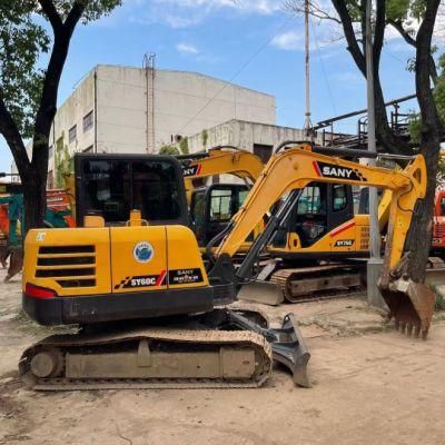 Good Excavator Almost New Used Excavator for Sale Sany Sy60 Small Crawler Excavator Chinese Original Machine