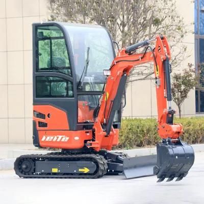 2 Ton Hydraulic China Excavator with Cabin