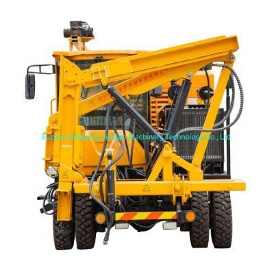 Integrated Pile Driver Equipped Single Crane Leg Is Convenient for Spare Part Replacement