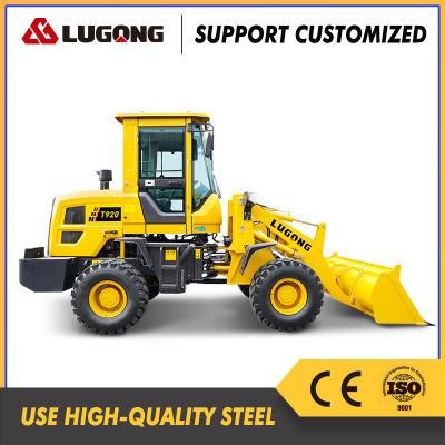 China Lugong Low Price Front Discharge Container Bucket Wheel Parts Loader T920