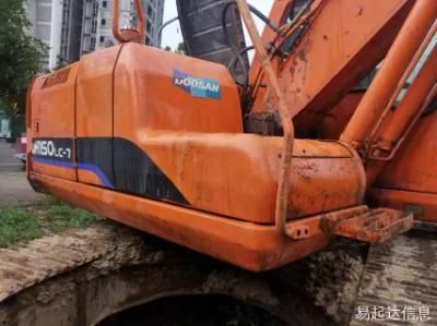 Used Mini Medium Backhoe Excavator Doosan Dh150LC-7 Construction Machine Second-Hand