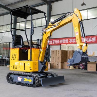 Hot Sale Congstruction Machine Popular Mini Excavator Price Micro Digger Miniexcavator 1ton