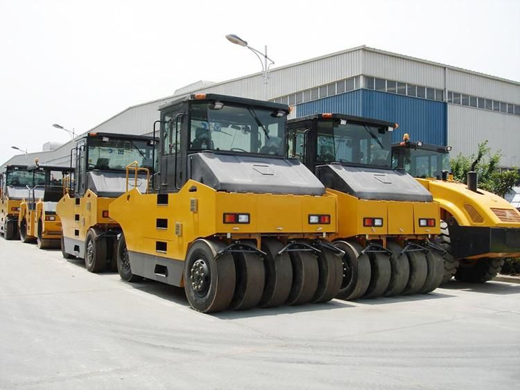 16 Ton Pneumatic Roller XP163 Tire TPE 16 Ton 20 Ton 30 Ton 40 Ton Road Roller with Tire Type XP163