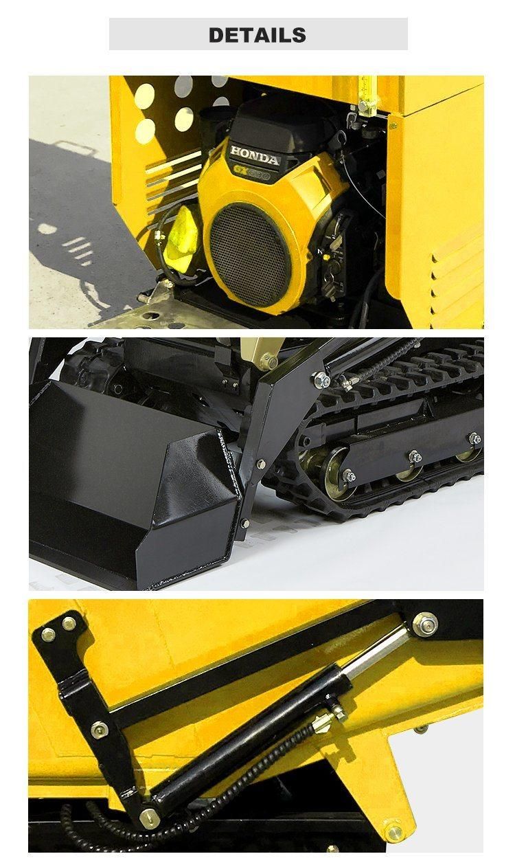 China Hot Sale Rubber Track Self-Loading Mini Dumper Mmt60/100