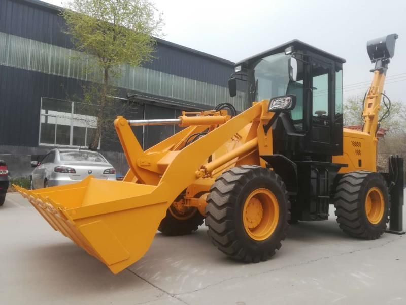 Backhoe Loader Qz20-25e 65kw with 0.2m3 Standard Bucket Capacity