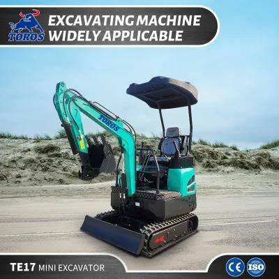 Hot Sale China 1.4 Ton 1400kg Cheap Kubota/Yanmar Engine Mini Cabin Excavator Digger with Closed Cabin/Hydraulic/Crawler/CE/Construction