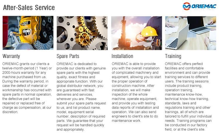 Best Seller Construction Machinery Oriemac Xe215c 21ton Hydraulic Crawler Excavator for Sale