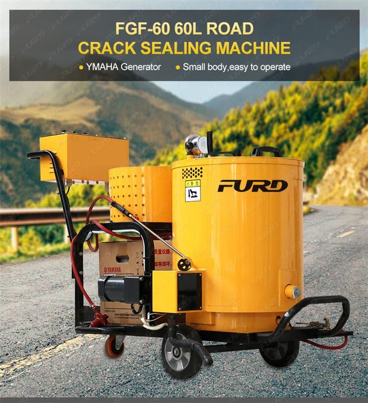 60L Concrete Road Pavement Crack Sealing Machine for Sale