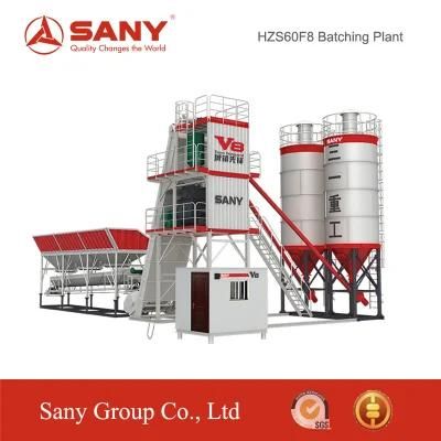 Sany Batching Plant Hzs30V8 26m3/H Concrete Mixing Plant Construction Equipment