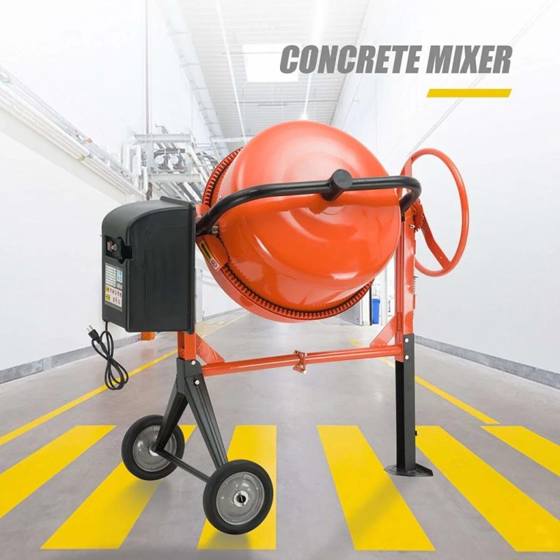 Electric Portable Reversing Drum Concrete Mixer Factory